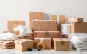 materiały opakowaniowe do pakowania paczek